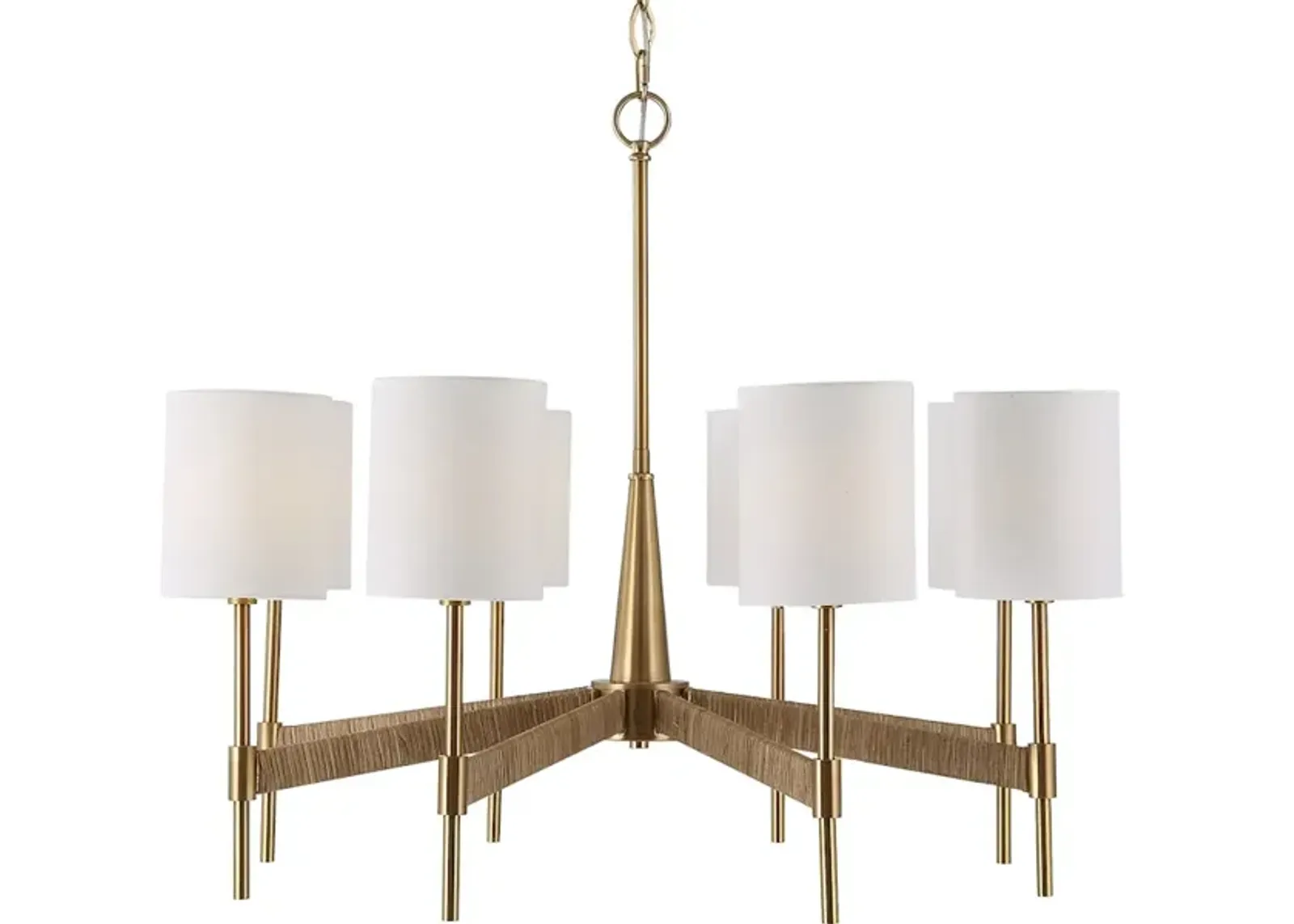 Lautoka Rattan 8 Light Chandelier