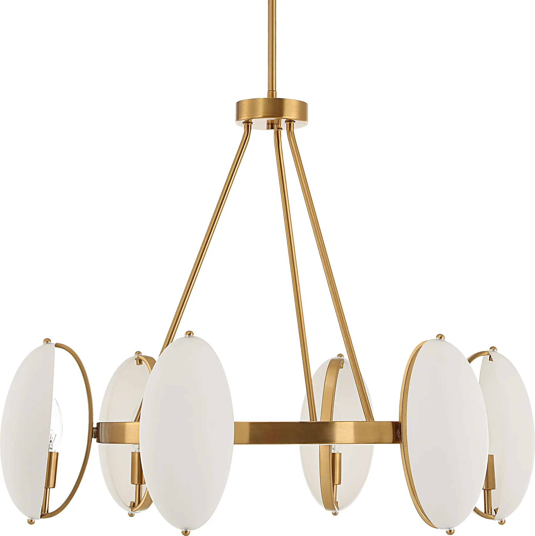 Oviform 6 Light Round Chandelier