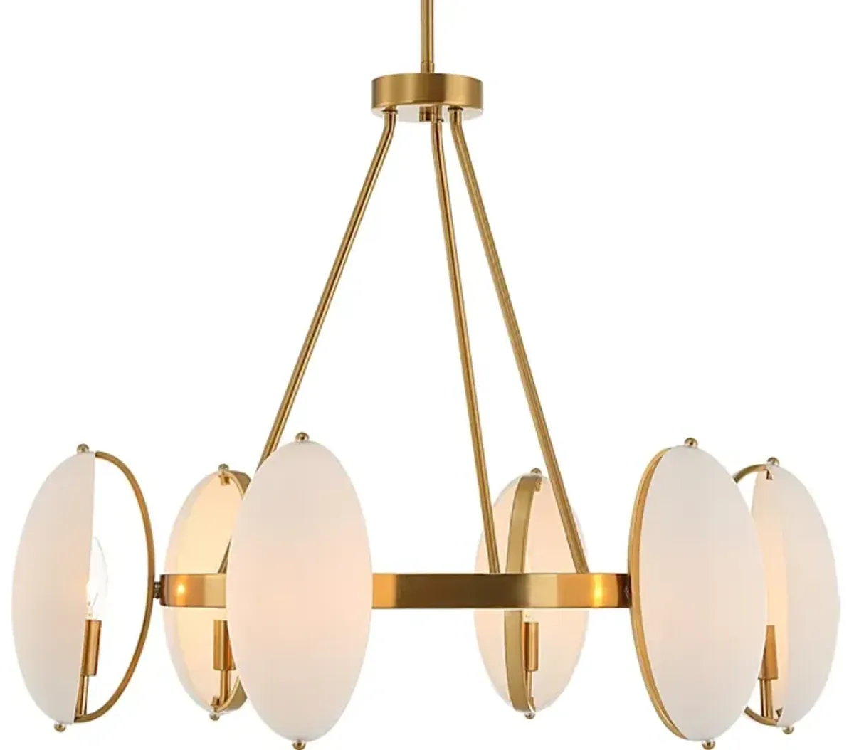 Oviform 6 Light Round Chandelier