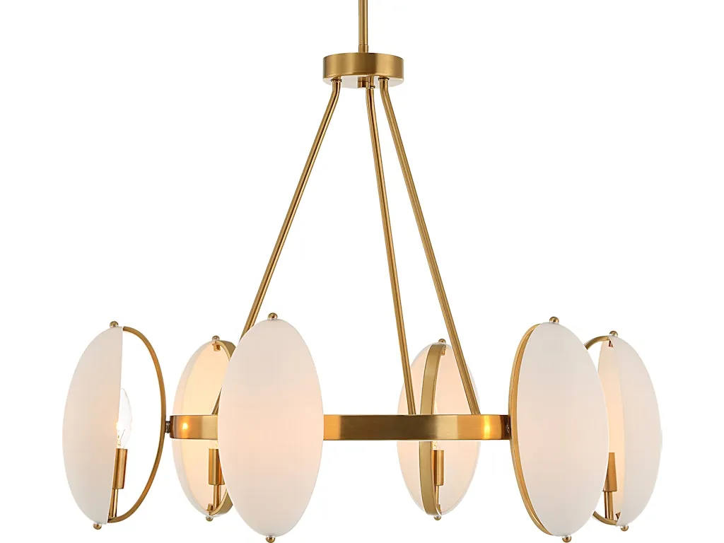 Oviform 6 Light Round Chandelier