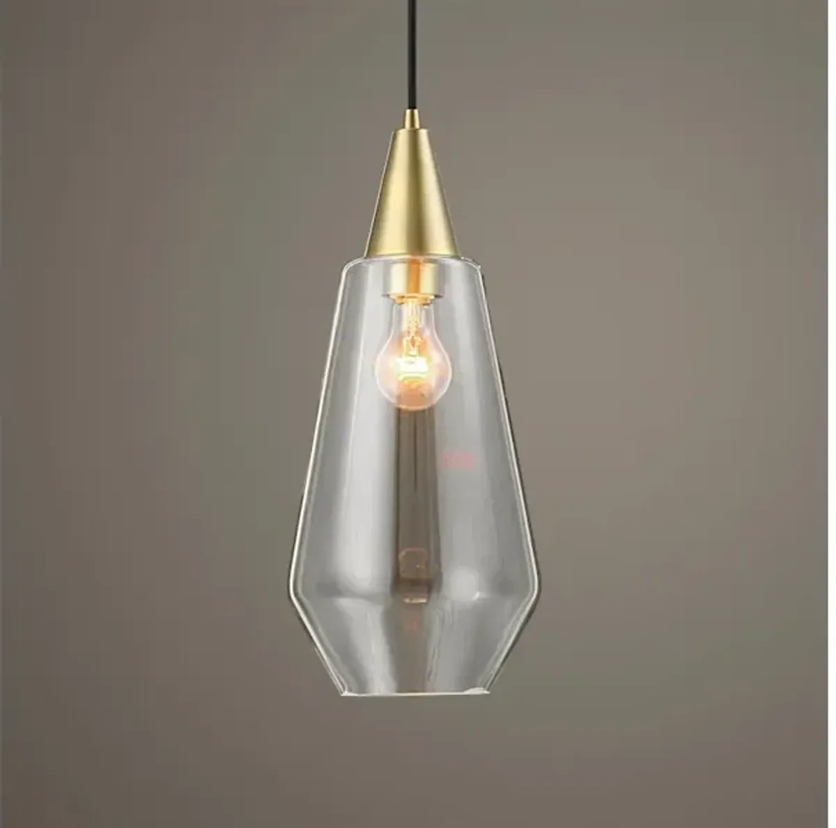 Eichler Antique Brass 1 Light Mini Pendant