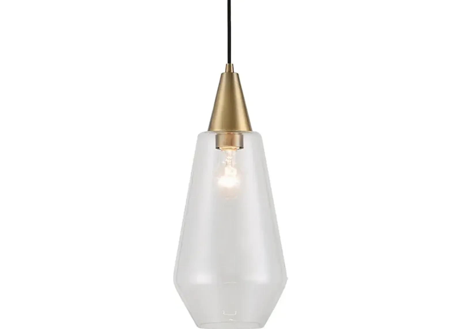 Eichler Antique Brass 1 Light Mini Pendant