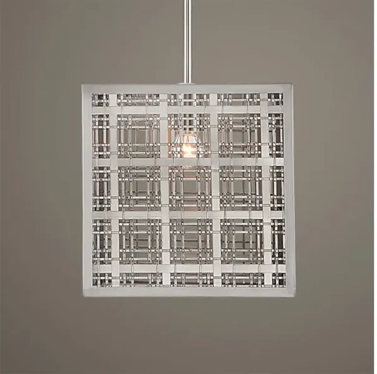 Pendleton 1 Light Nickel Pendant