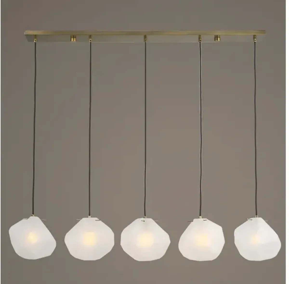 Geodesic 5 Light Linear Pendant