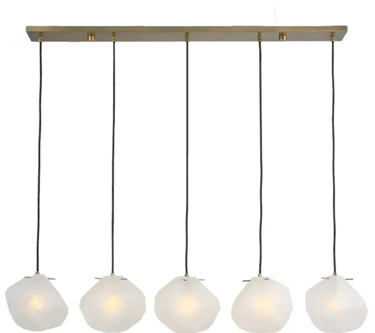 Geodesic 5 Light Linear Pendant