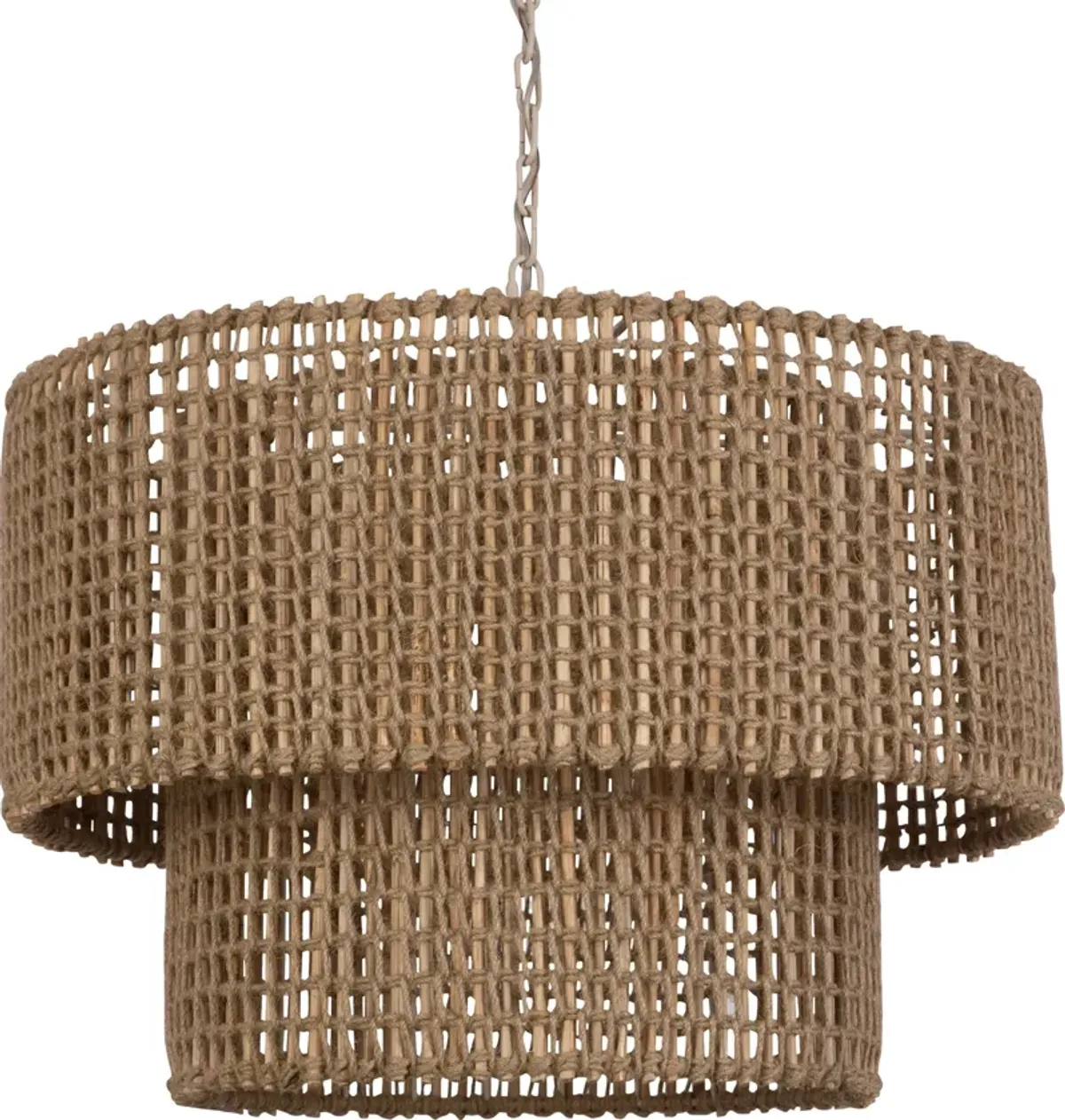 Biswas Woven Jute 1 Light Pendant