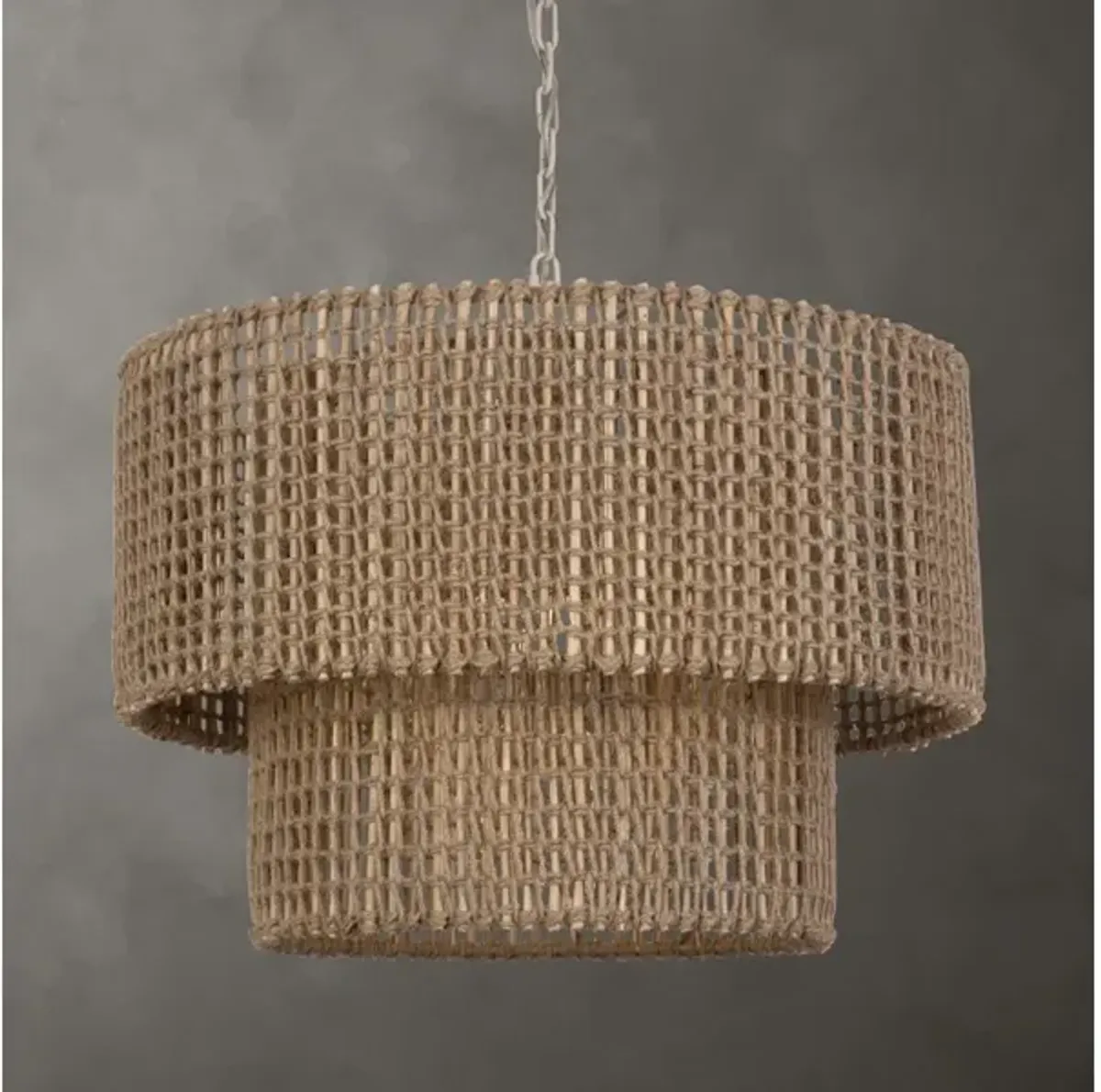 Biswas Woven Jute 1 Light Pendant