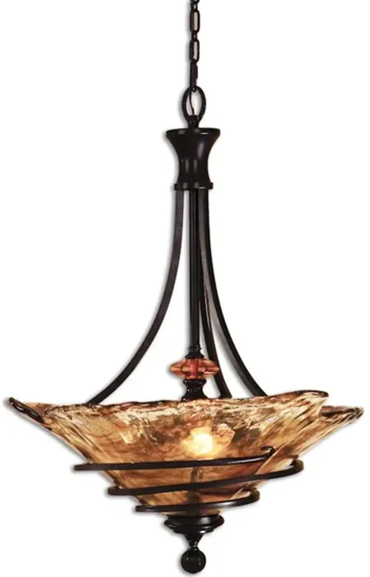 Vitalia 3 Light Oil Rubbed Bronze Pendant