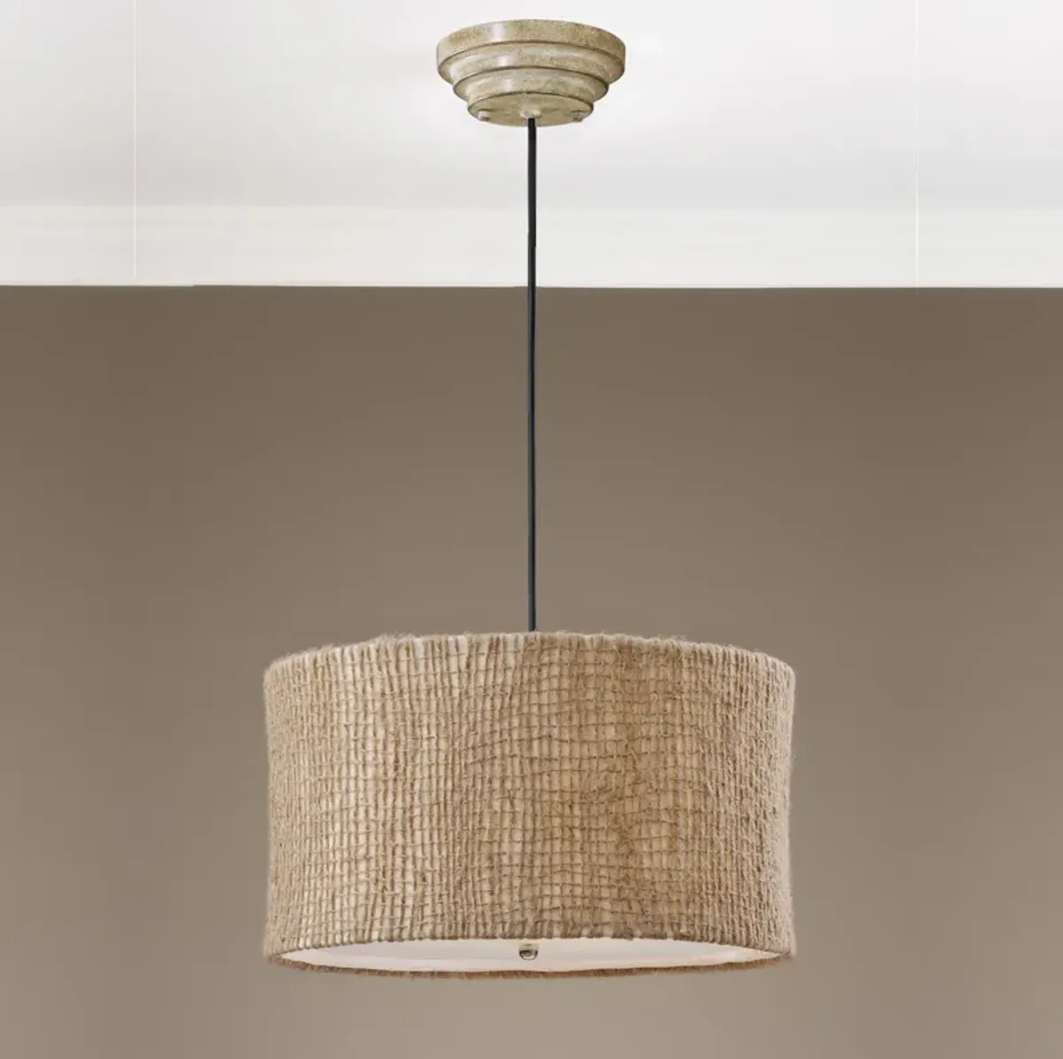 Burleson 3 Light Drum Pendant