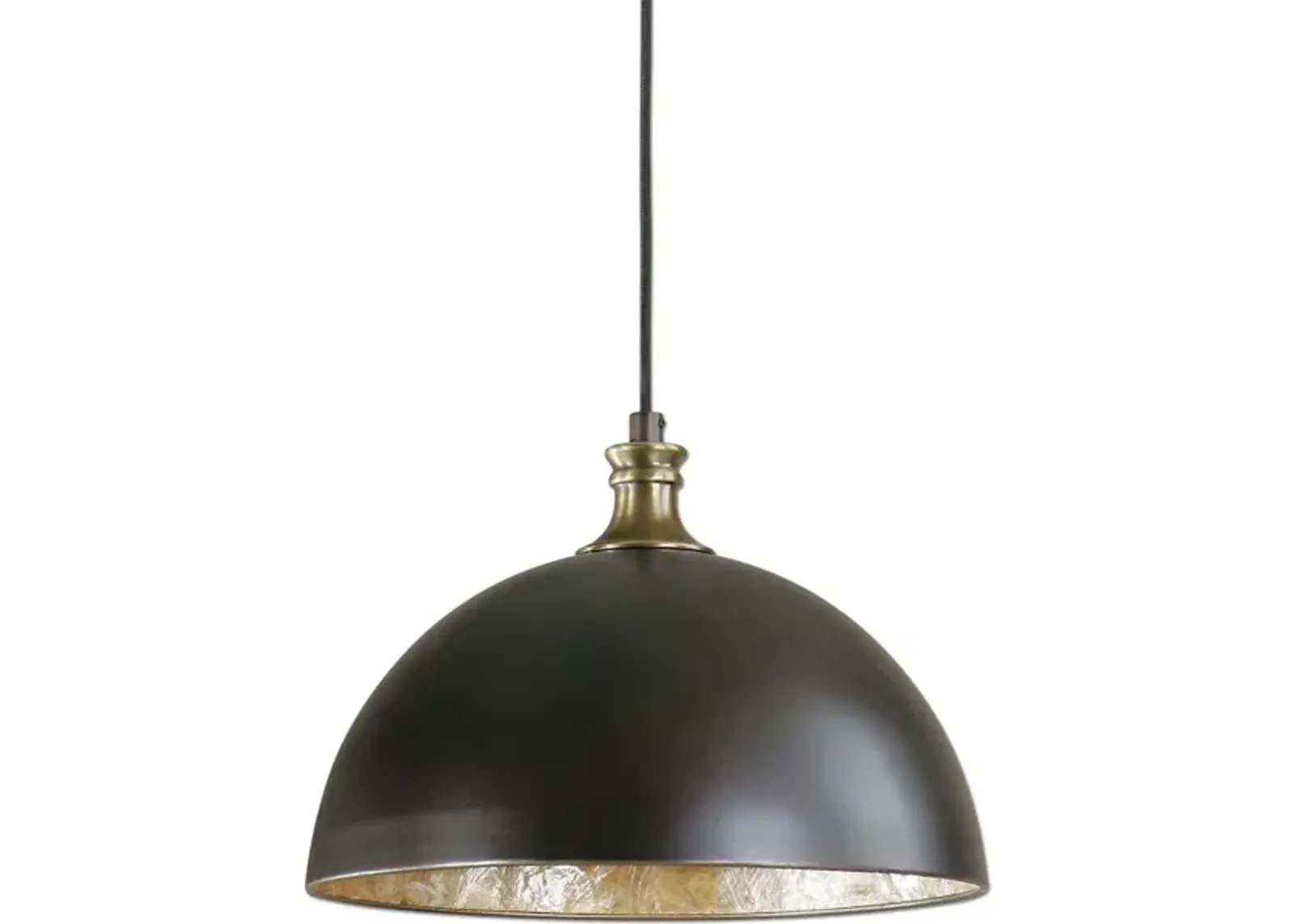 Placuna 1 Light Bronze Pendant