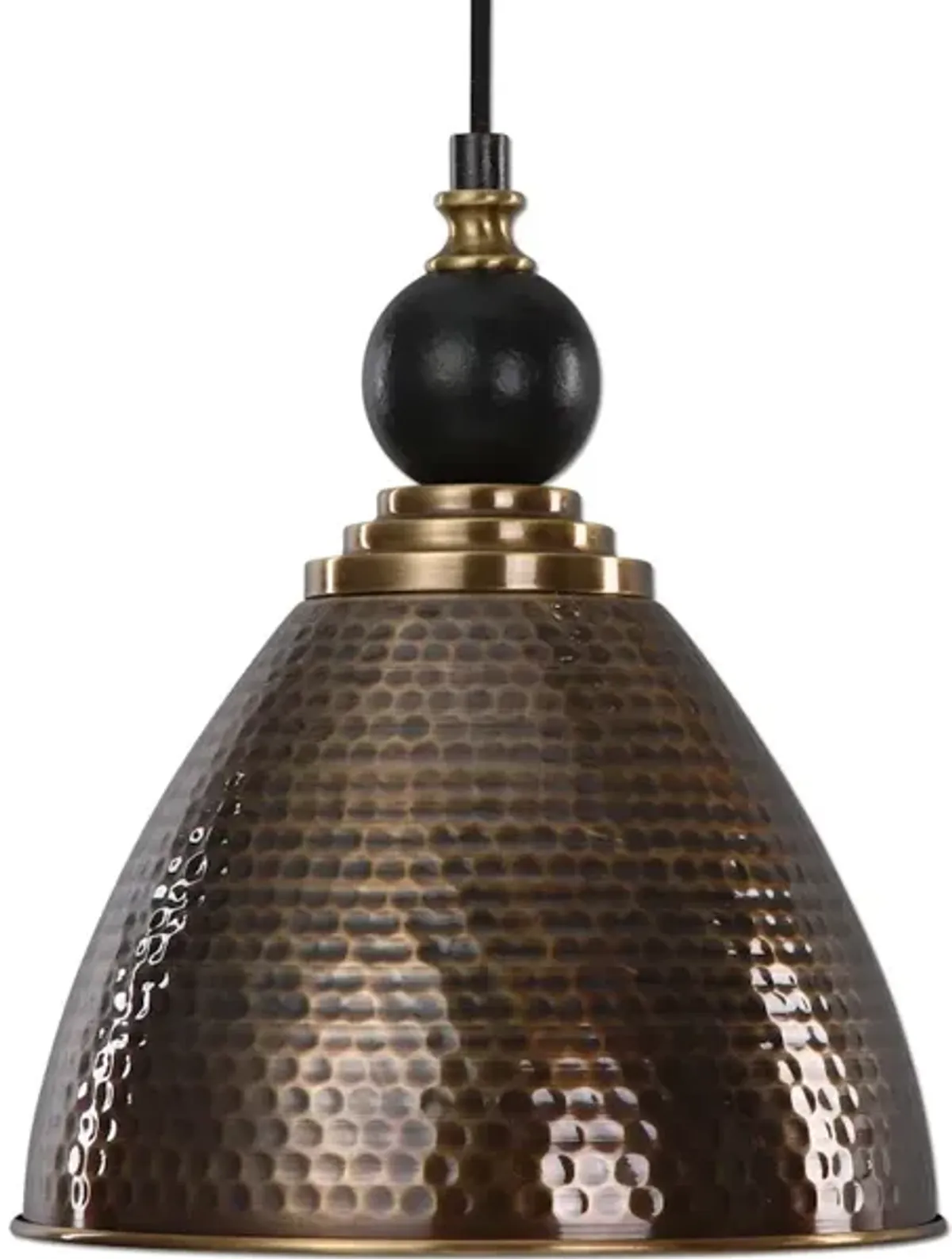 Adastra 1 Light Antique Brass Pendant