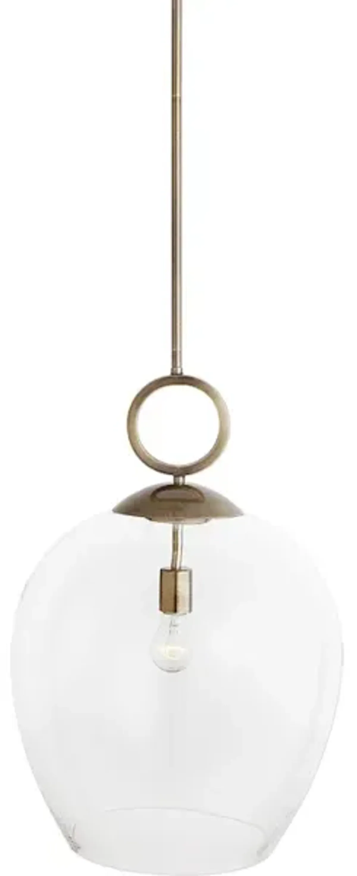 Calix Large Blown Glass 1 Light Pendant