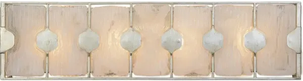 Rene 4 Light Swirl Glass Vanity