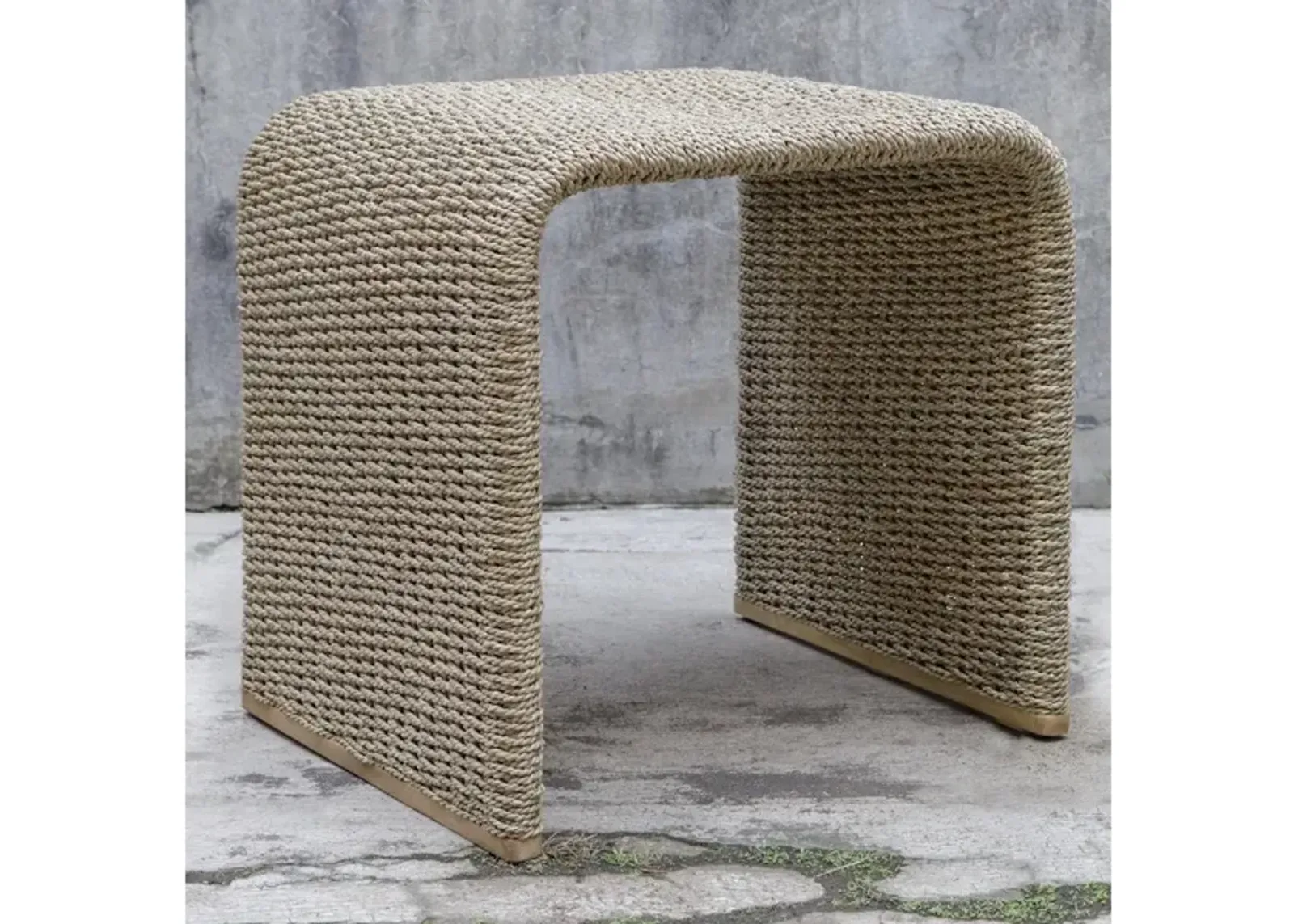 Calabria Woven Seagrass End Table