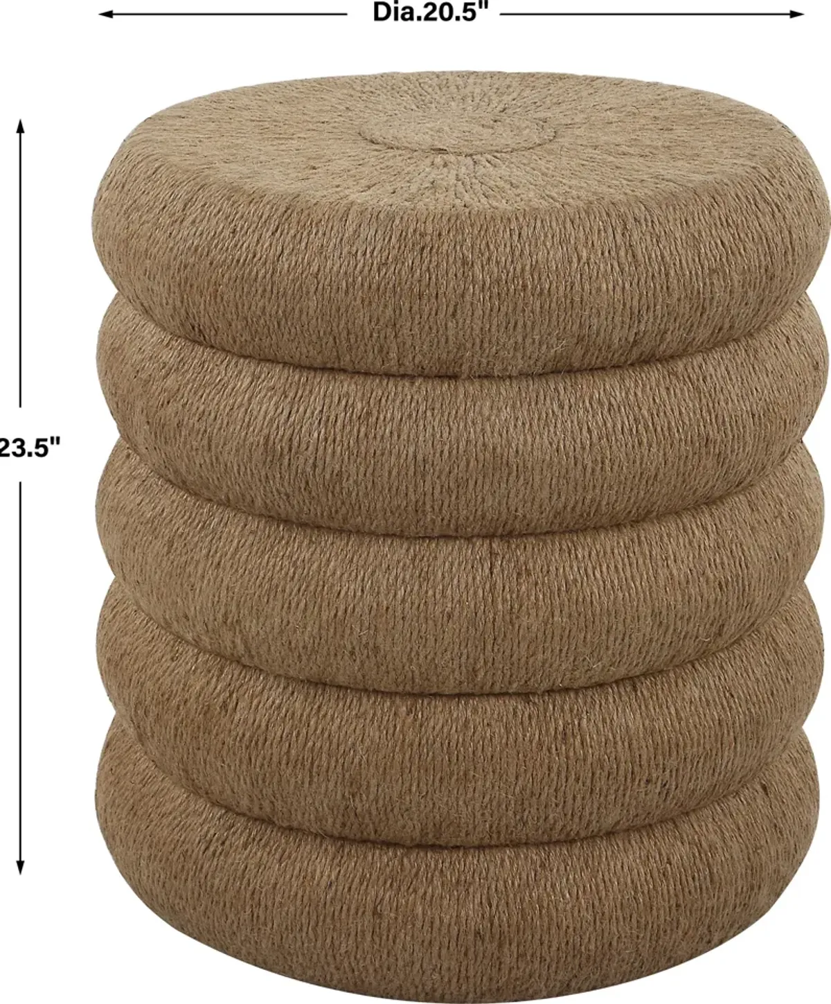 Capitan Braided Rope Side Table