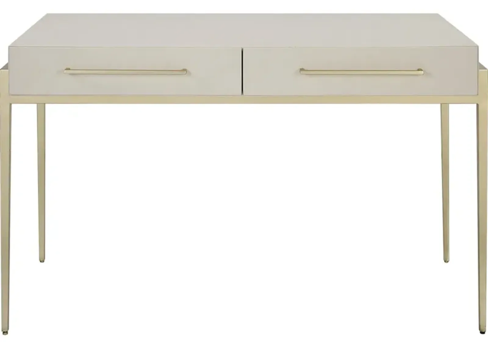 Jewel Modern White Desk