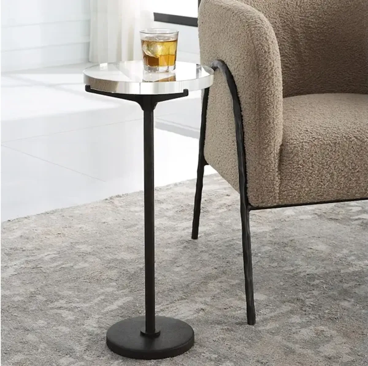 Forge Industrial Accent Table