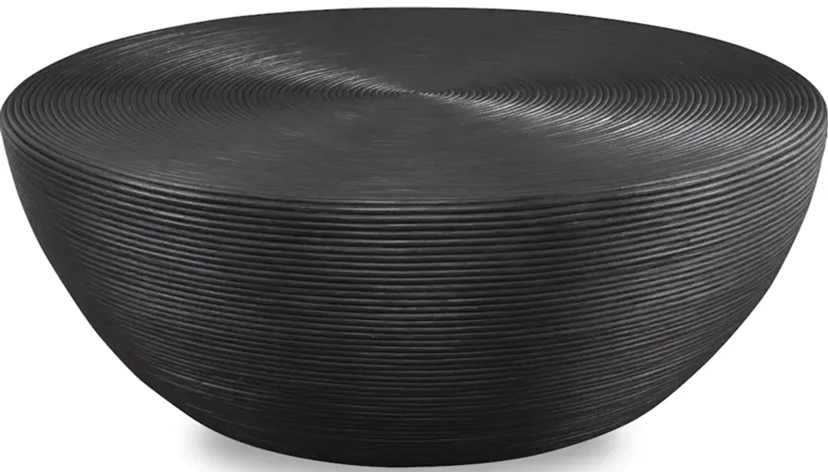 Bongo Black Rattan Coffee Table