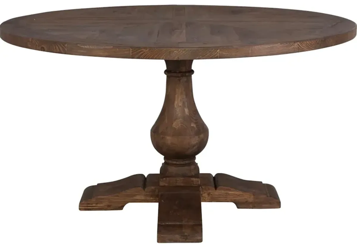 Stratford Wood Round Dining Table