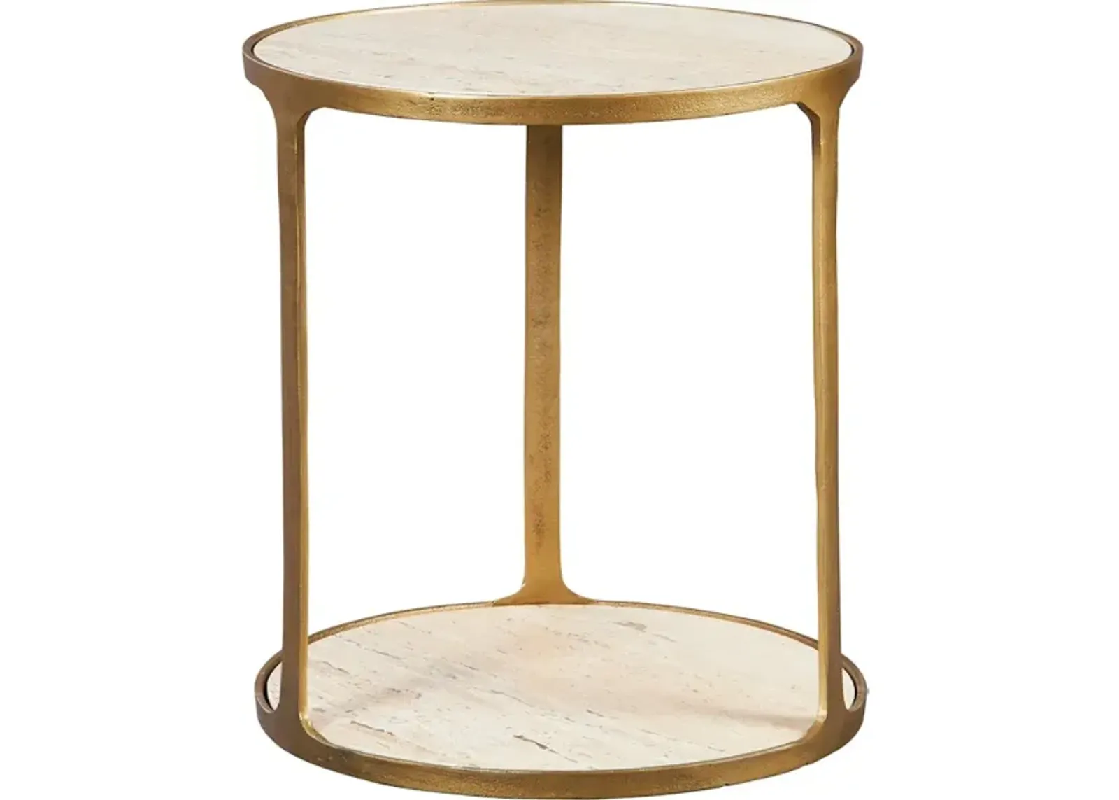 Clench Brass Side Table