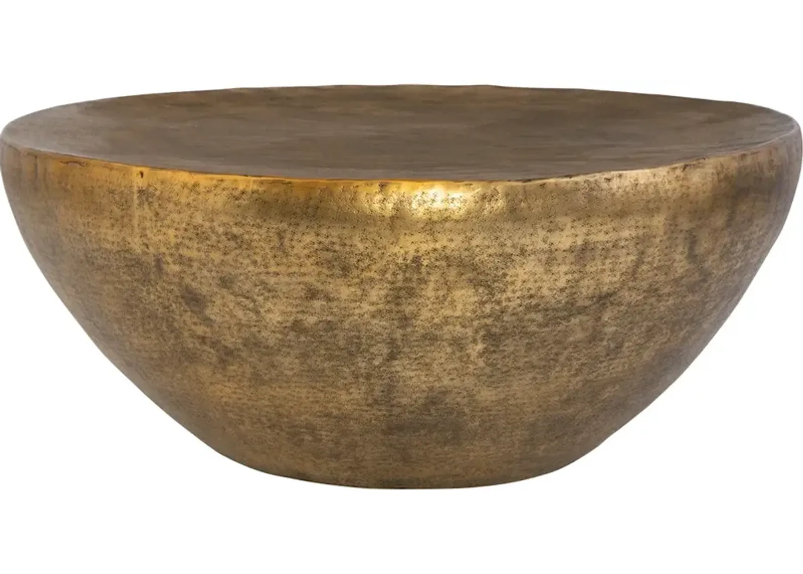 Gilded Dome Gold Coffee Table