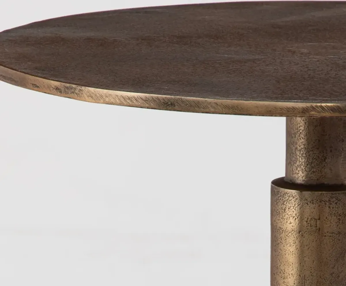 Descend Gold Accent Table