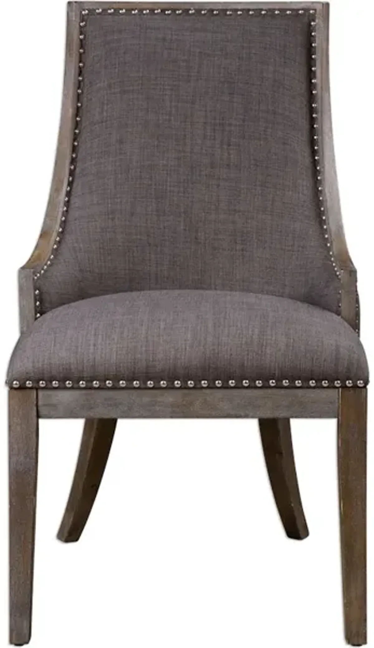 Aidrian Charcoal Gray Accent Chair