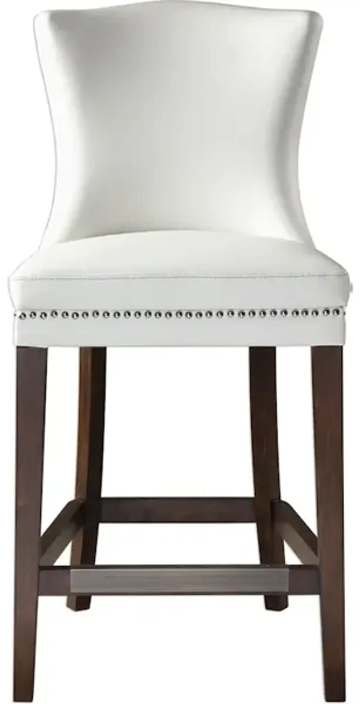 Dariela White Counter Stool