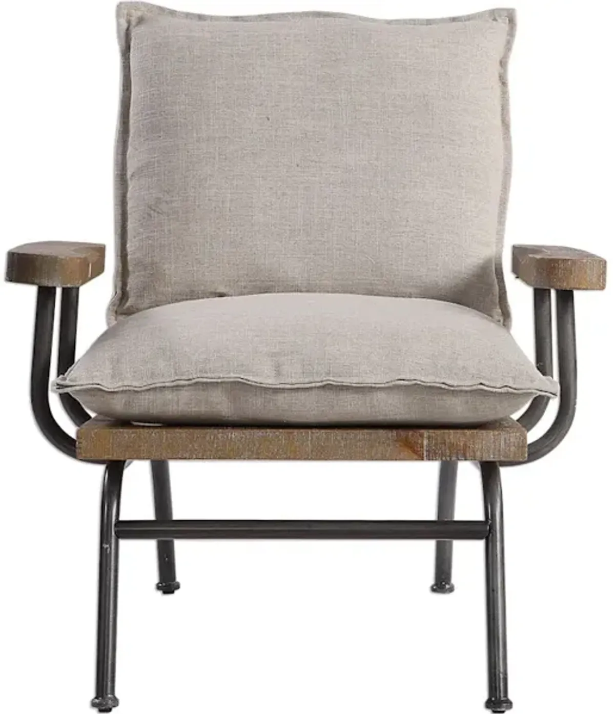 Declan Industrial Accent Chair