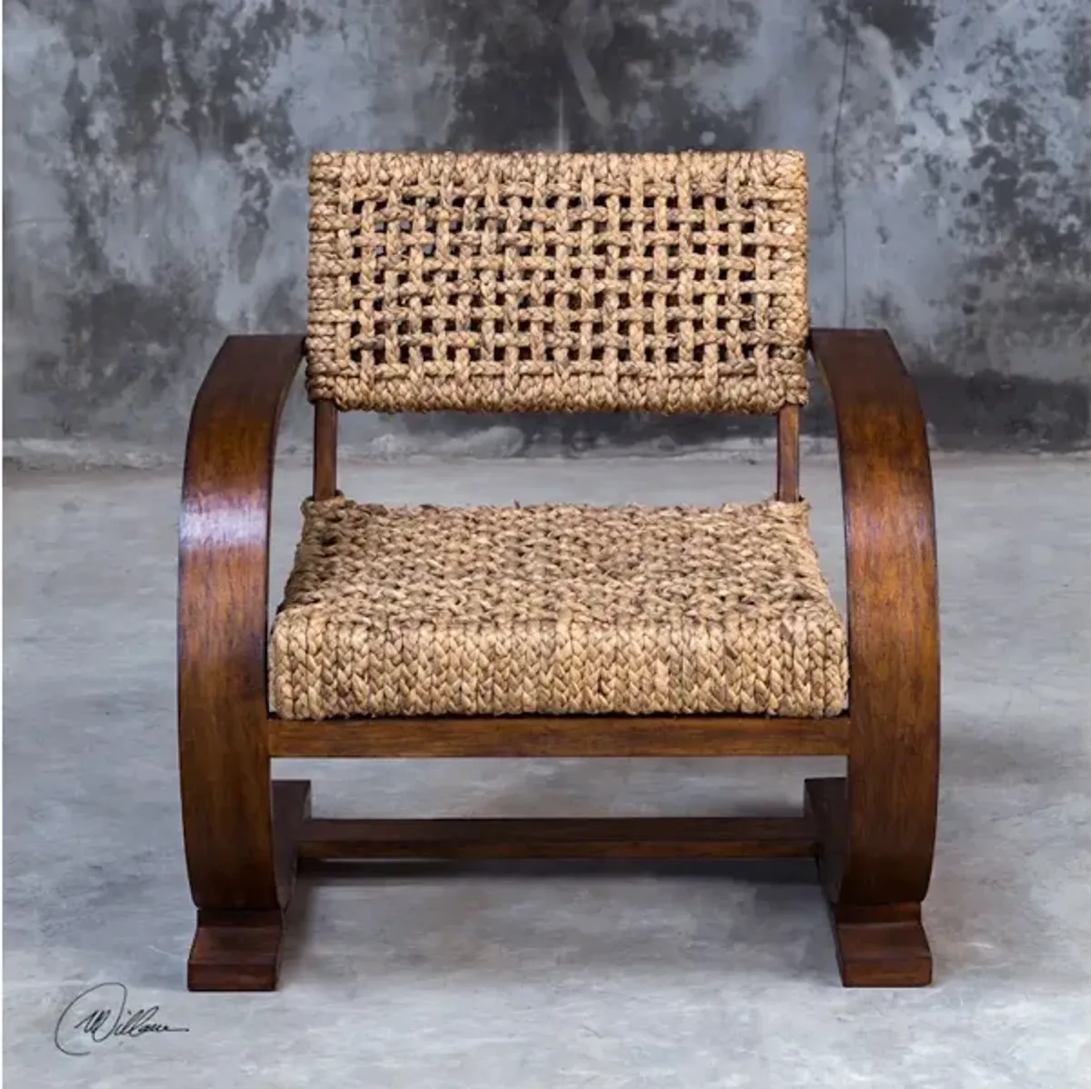 Rehema Natural Woven Accent Chair