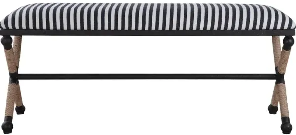 Braddock Striped Bench
