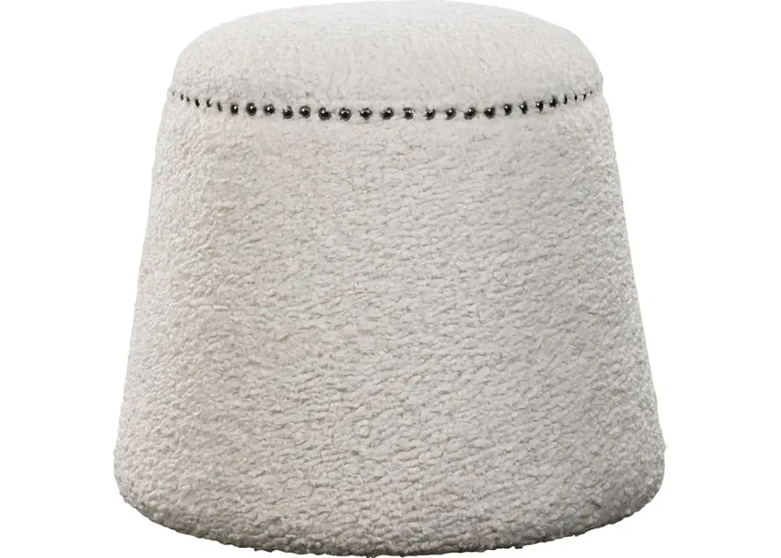 Gumdrop White Ottoman