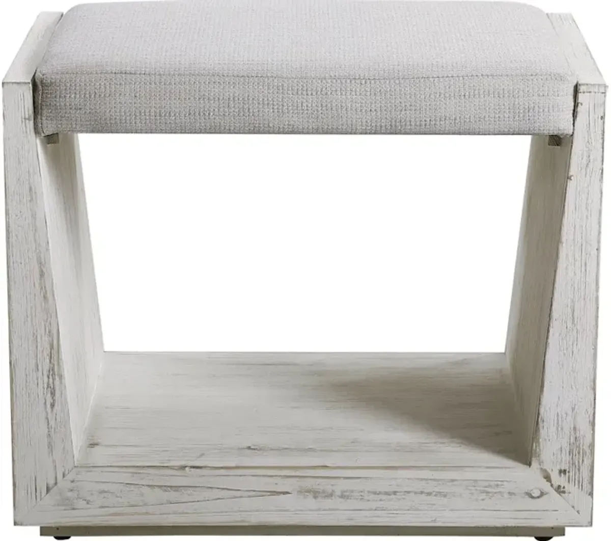 Cabana White Small Bench