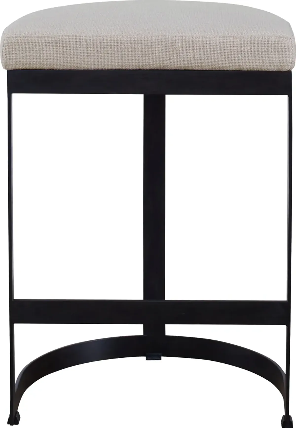 Ivanna Black Iron Counter Stool