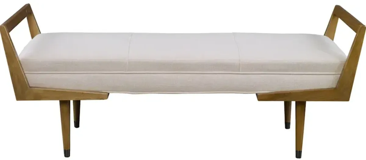 Waylon Modern Ivory Bench