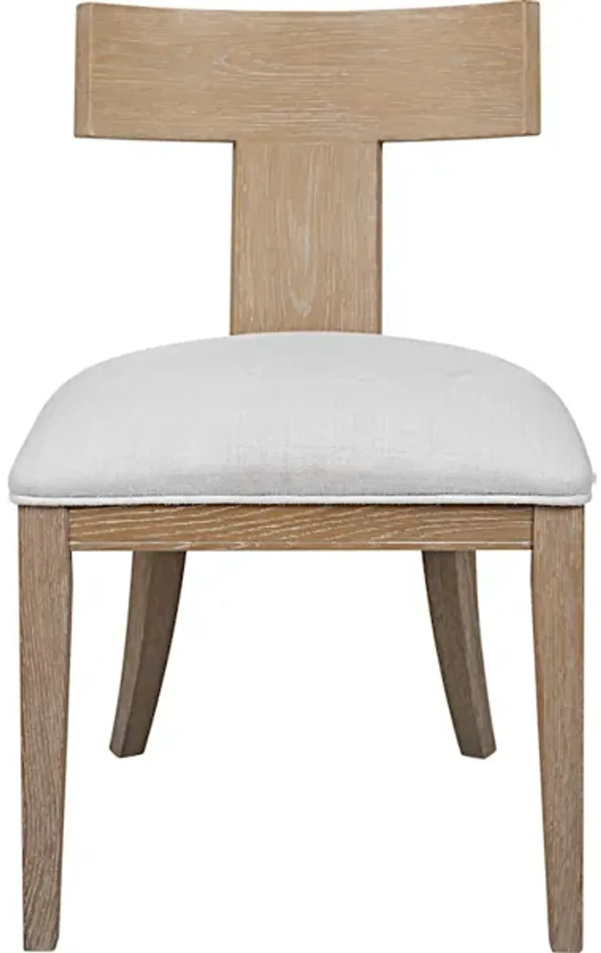 Idris Armless Chair Natural