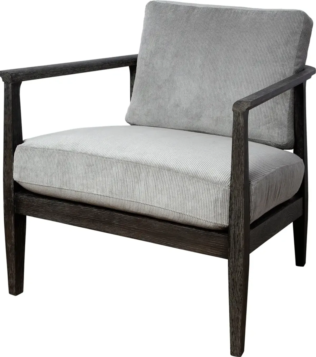 Brunei Modern Gray Accent Chair