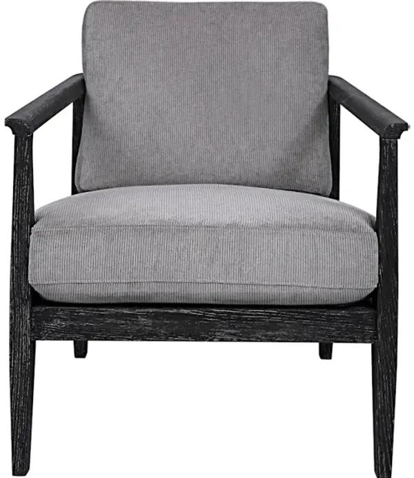 Brunei Modern Gray Accent Chair