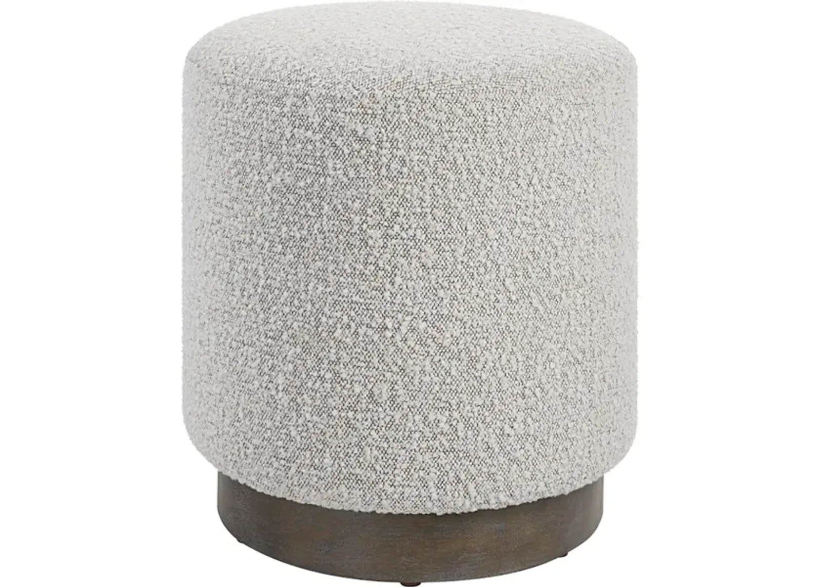 Avila Light Gray Ottoman