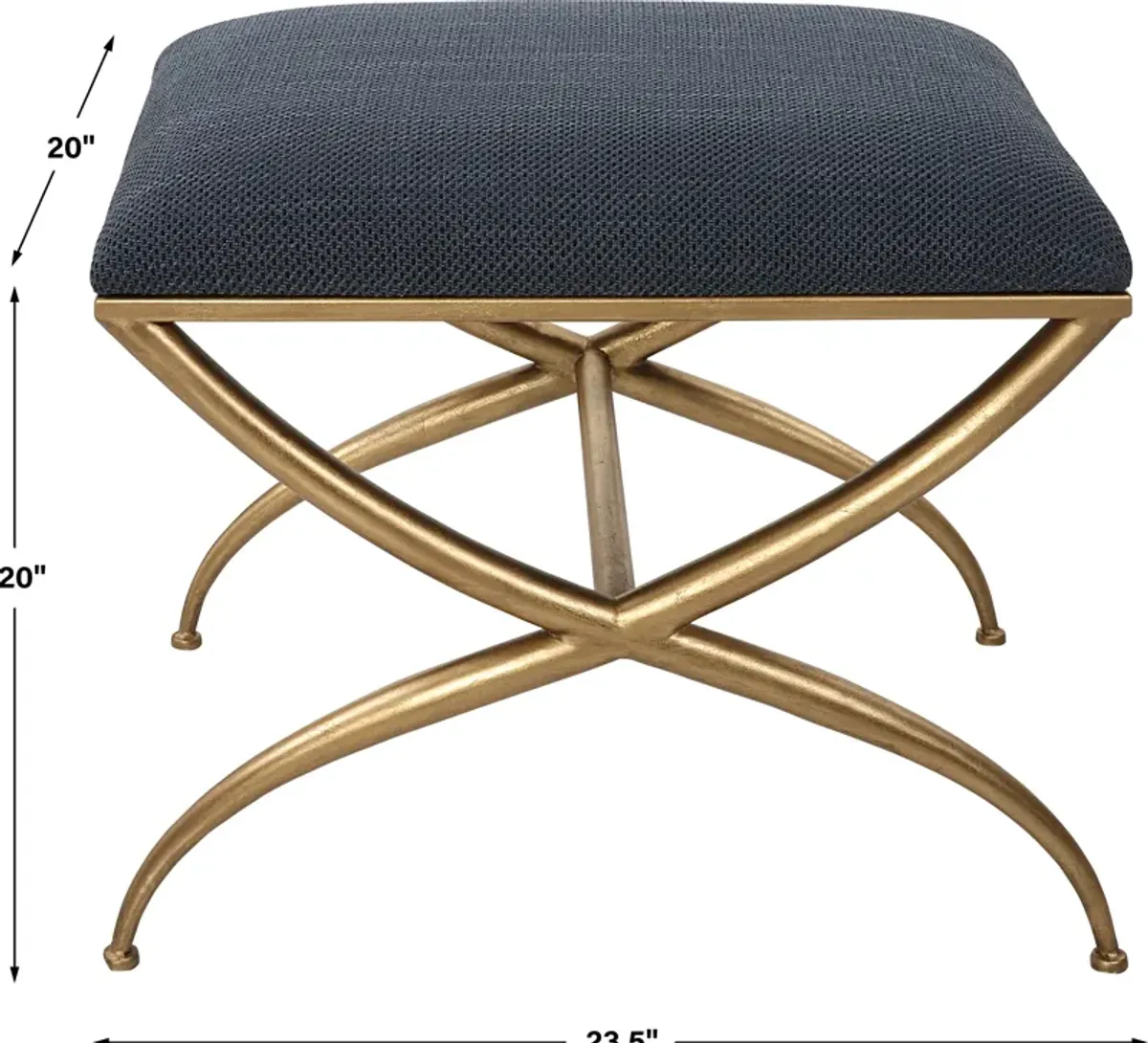 Crossing Small Navy Bench