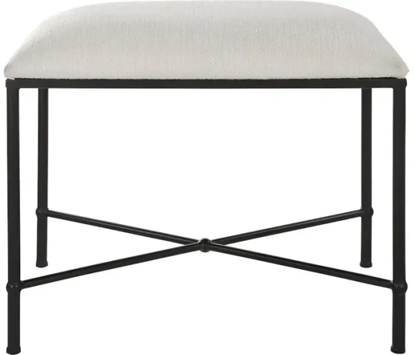 Avenham Small Black Framed Bench