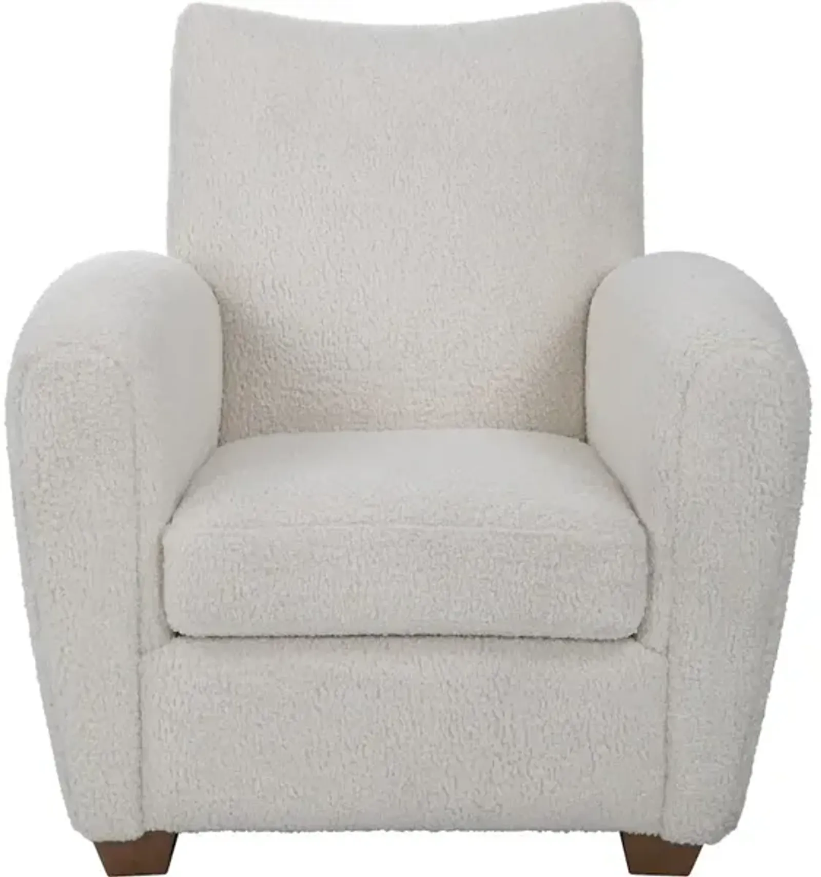 Teddy White Shearling Accent Chair