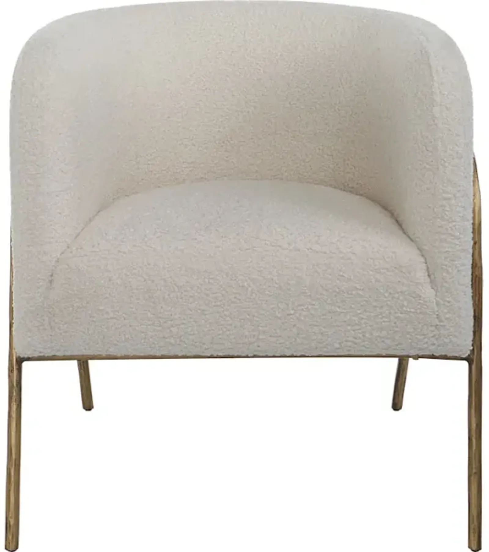 Jacobsen Off White Shearling Accent Chair