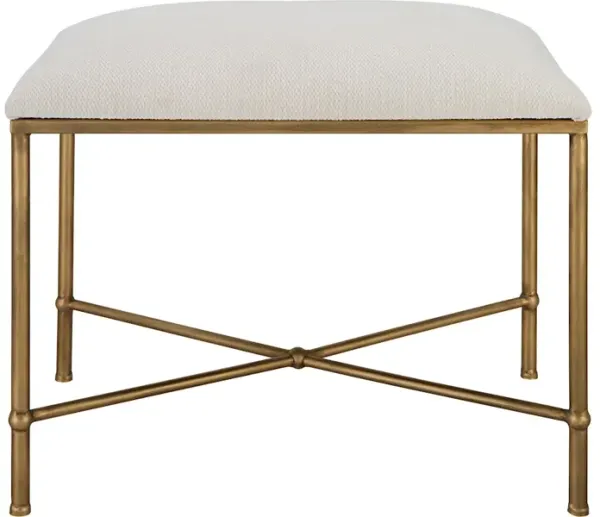 Avenham Small Gold Framed Bench