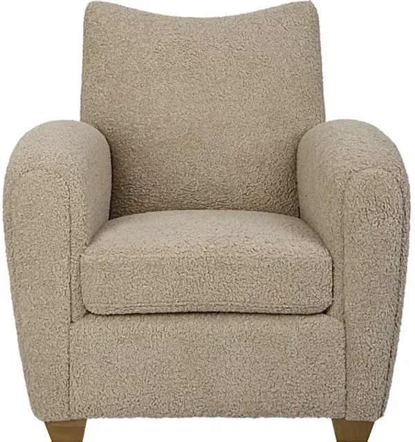 Teddy Latte Accent Chair