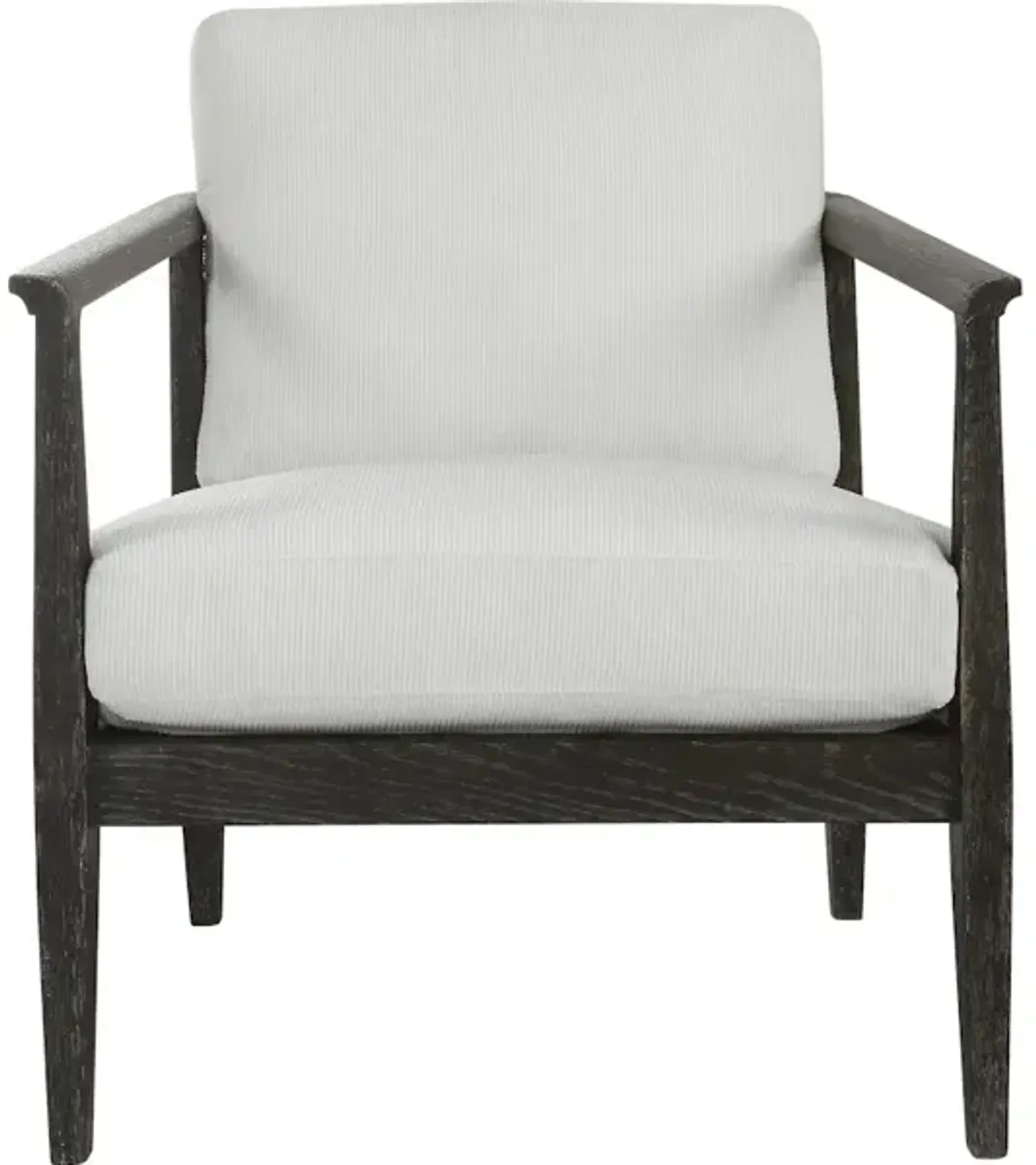 Brunei White Accent Chair