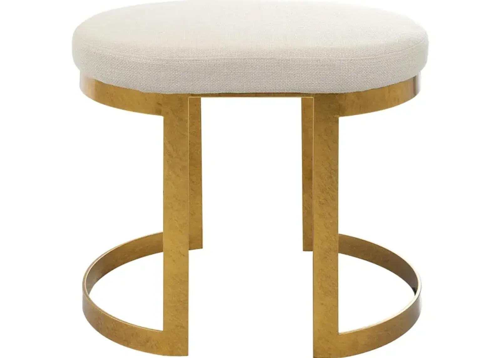 Infinity Gold Accent Stool