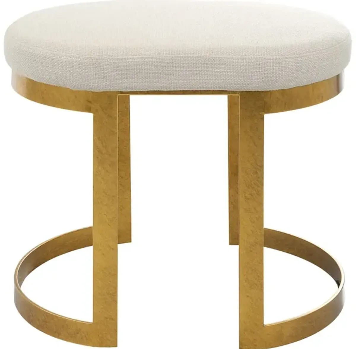 Infinity Gold Accent Stool