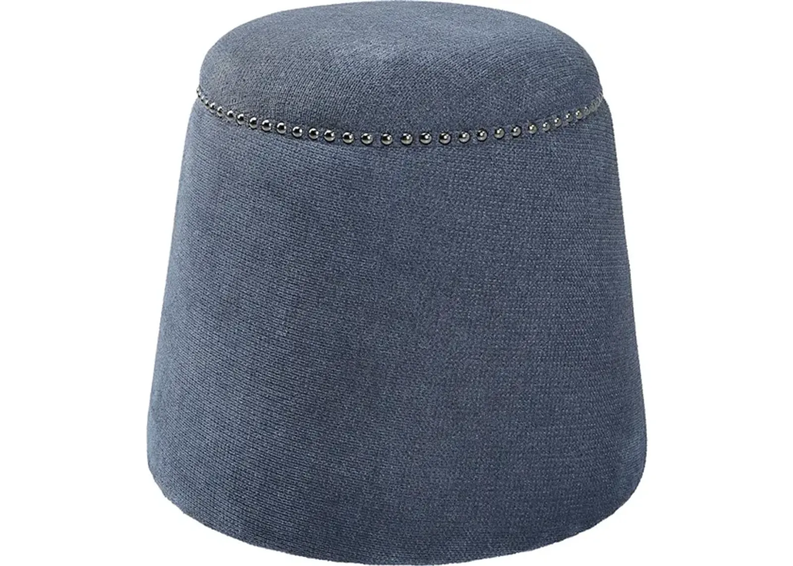 Gumdrop Denim Ottoman