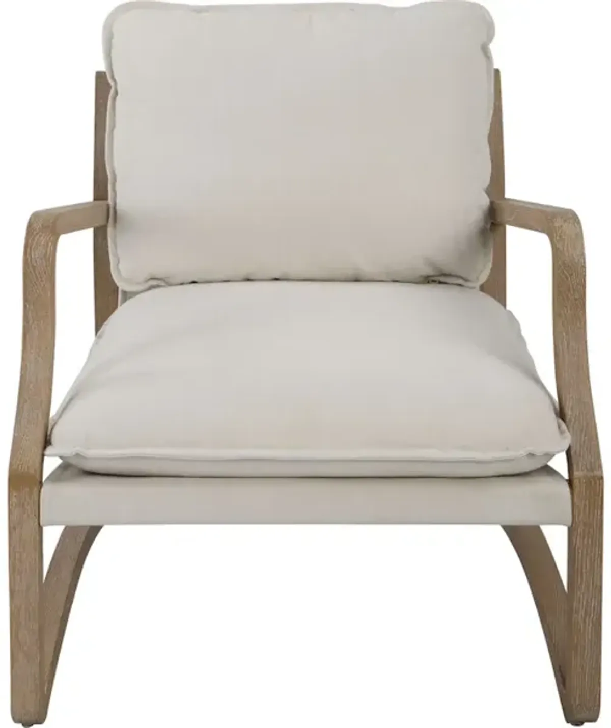 Melora Solid Oak Accent Chair